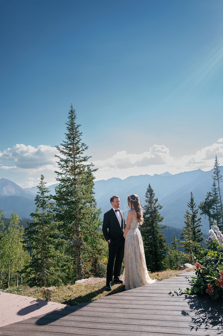 a couple who learned the aspen wedding cost early