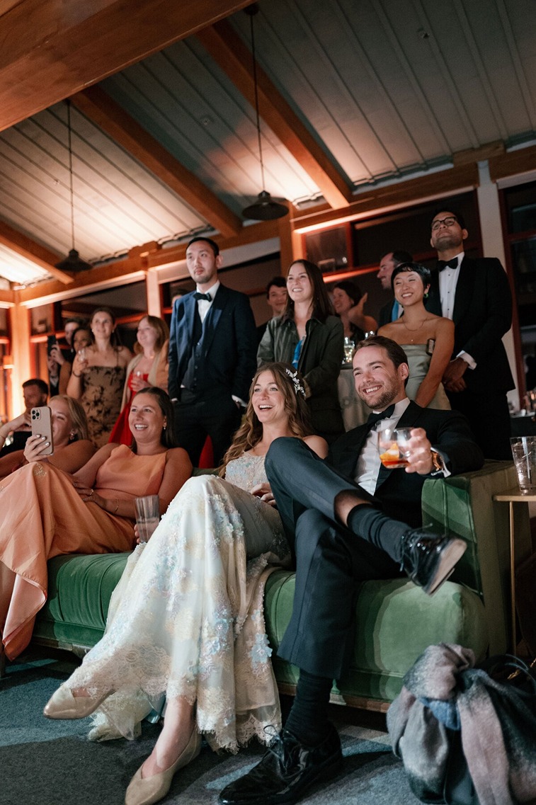 a bride and groom who managed an aspen wedding cost