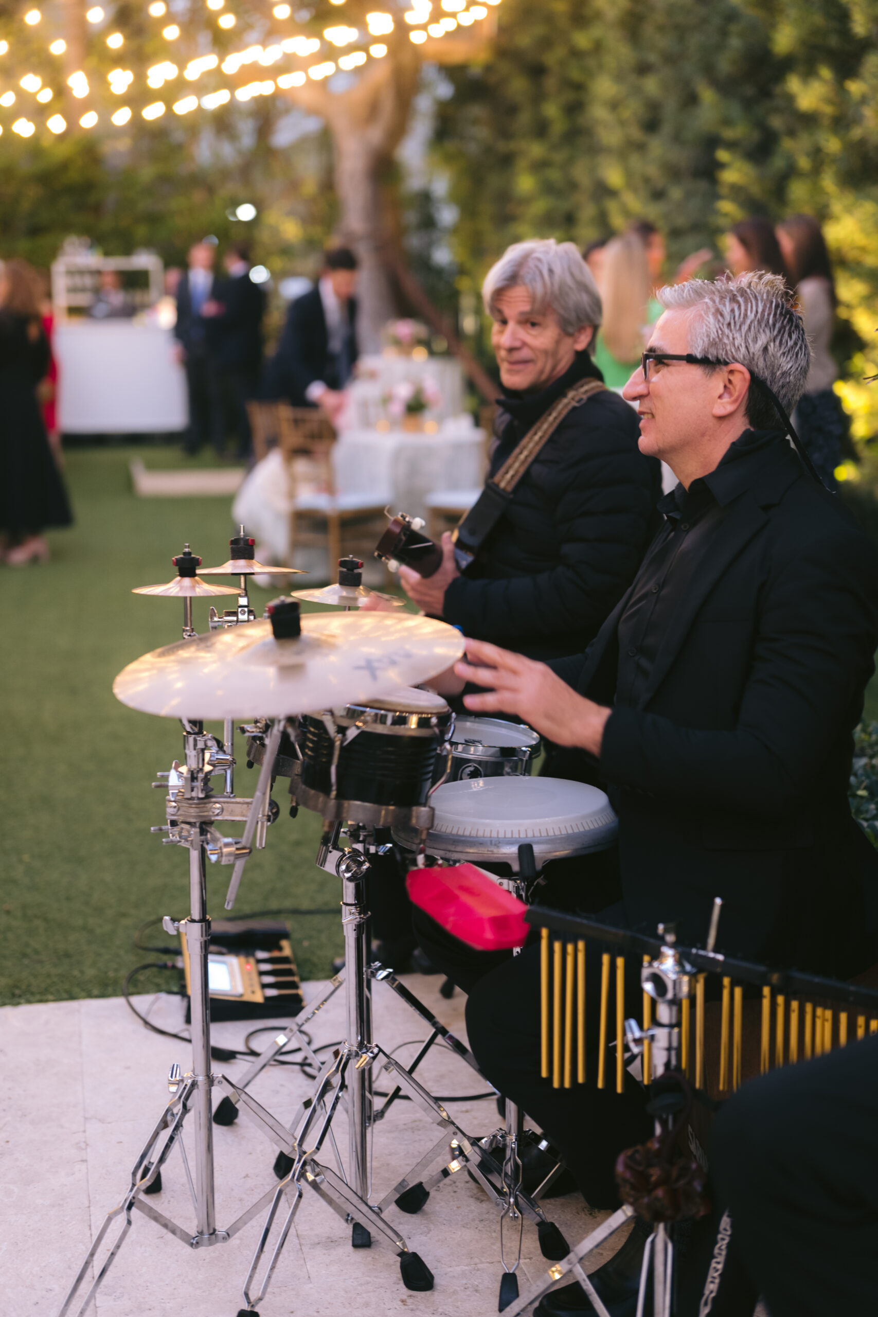 live band performing during a welcome party at one of the most iconic event venues in palm beach, fl