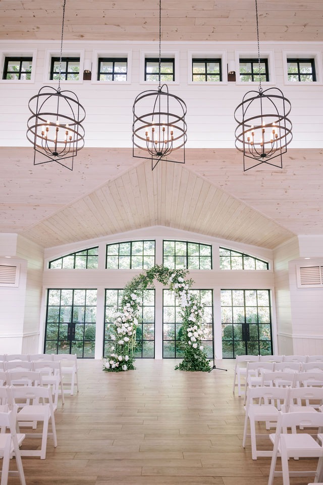 wedding ceremony space at old edwards half-mile farm
