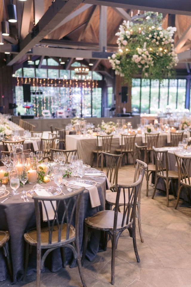wedding reception at a highlands, nc wedding venue